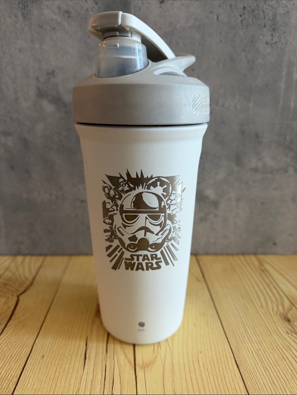 Star Wars White Stormtrooper Travel Shaker Bottle stainless steel insulated
